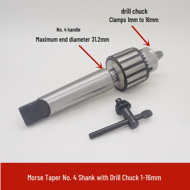 Morse Taper Shank Drill Chuck Set 1-13mm with Bench & Magnetic Drill Compatibility