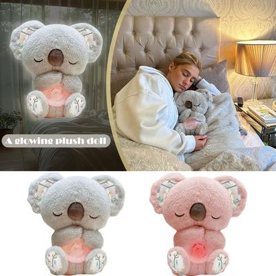 1pc Evoraco Breathing Koala Plush - Soothing Stuffed Animal W/ Heartbeat, Anxiety Relief Gift for Birthday & Christmas