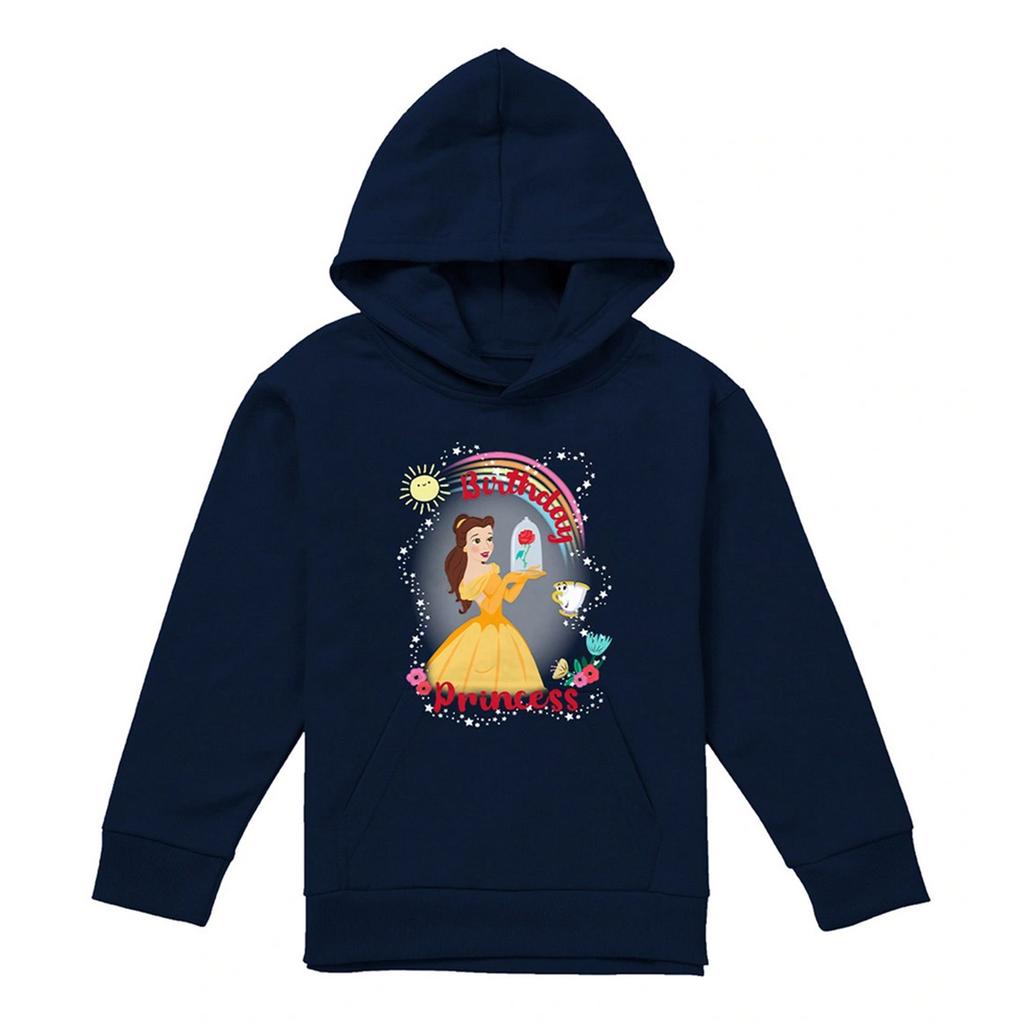 Beauty And The Beast Childrens/Kids Birthday Princess Belle Chip Hoodie