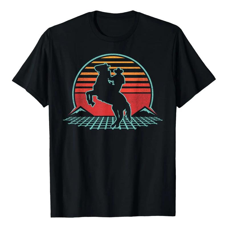 Camiseta De Regalo Cowboy, Retro, Vintage, De Los 80, Countr S
