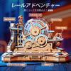 ROBOTIME 3D Holzpuzzle mit Murmelspiel-Controller Murmelbahn Sommerurlaub Bastelset für Bastel-Gehirn-Basteleien für Erwachsene und MINT-Bildung