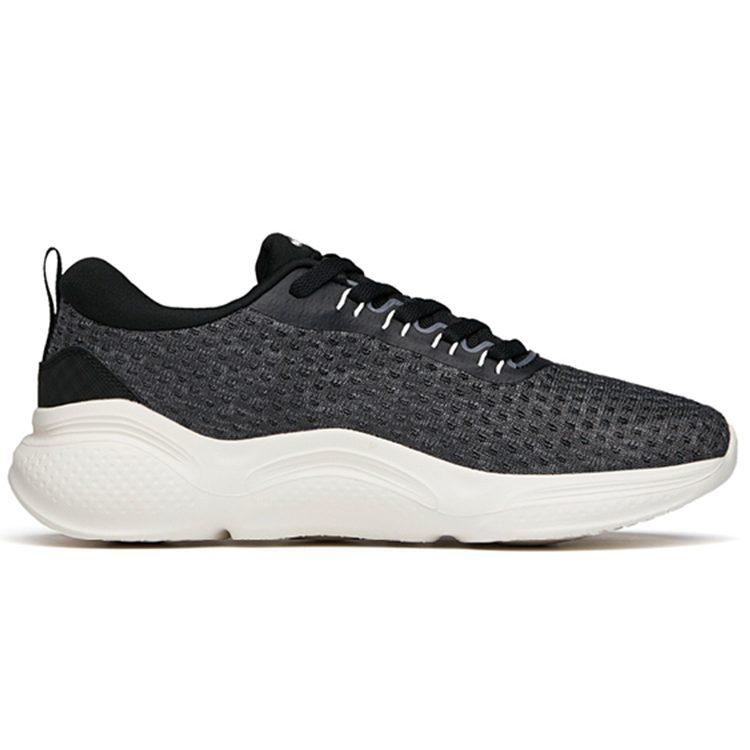Anta Running Collection Cushioning Low Top Running Shoes Men's Black Gray 112145532-3