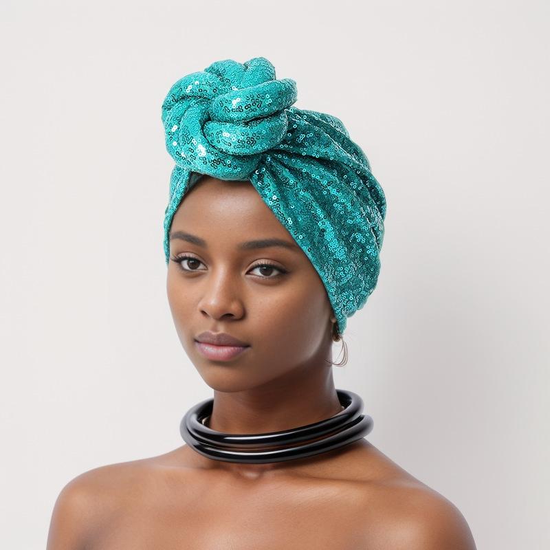 New Sequin Embroidered Handmade Bud Turban Muslim Turban Hat Indian Hat