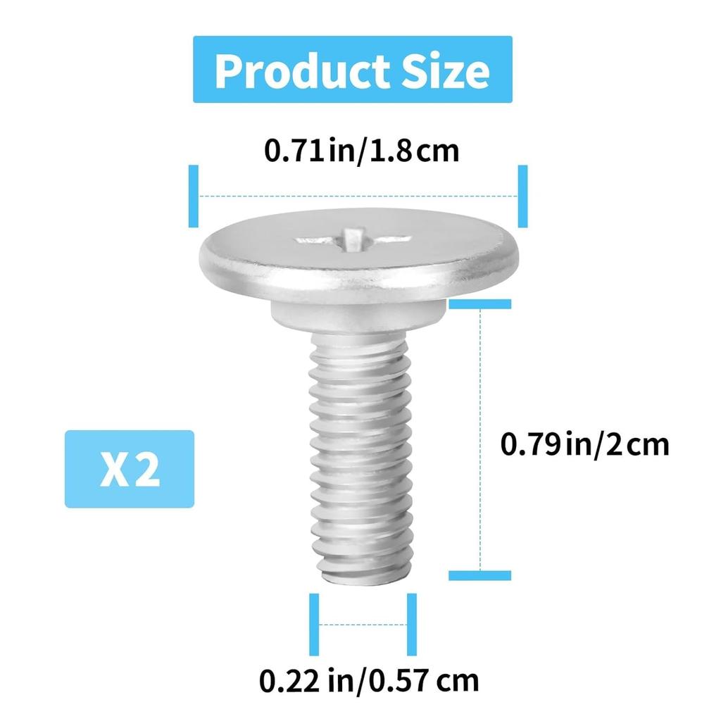 2 PCS Lower Engine Cover Bolt Pin Screws Set Compatible with Hon-da Civic Accord CRV, Replaces 90105-TBA-A00