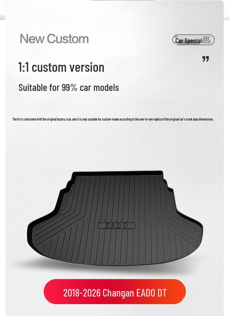 Changan Eado DT Trunk Mat TPE Waterproof Interior Accessory
