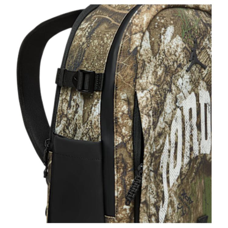 Jordan Realtree Letter Splicing Polyester Backpack Men backpack Multicolor IQ2939-010