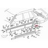 60 Clips Klammern Verkleidung / Sacco Für Mercedes-Benz W124 S124 E-Klasse TE E A0019882981 A0019886381 A0019884681