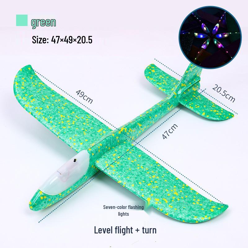 Upgraded Foam Hand-Thrown Glider - Lightweight Model Airplane for Outdoor Play