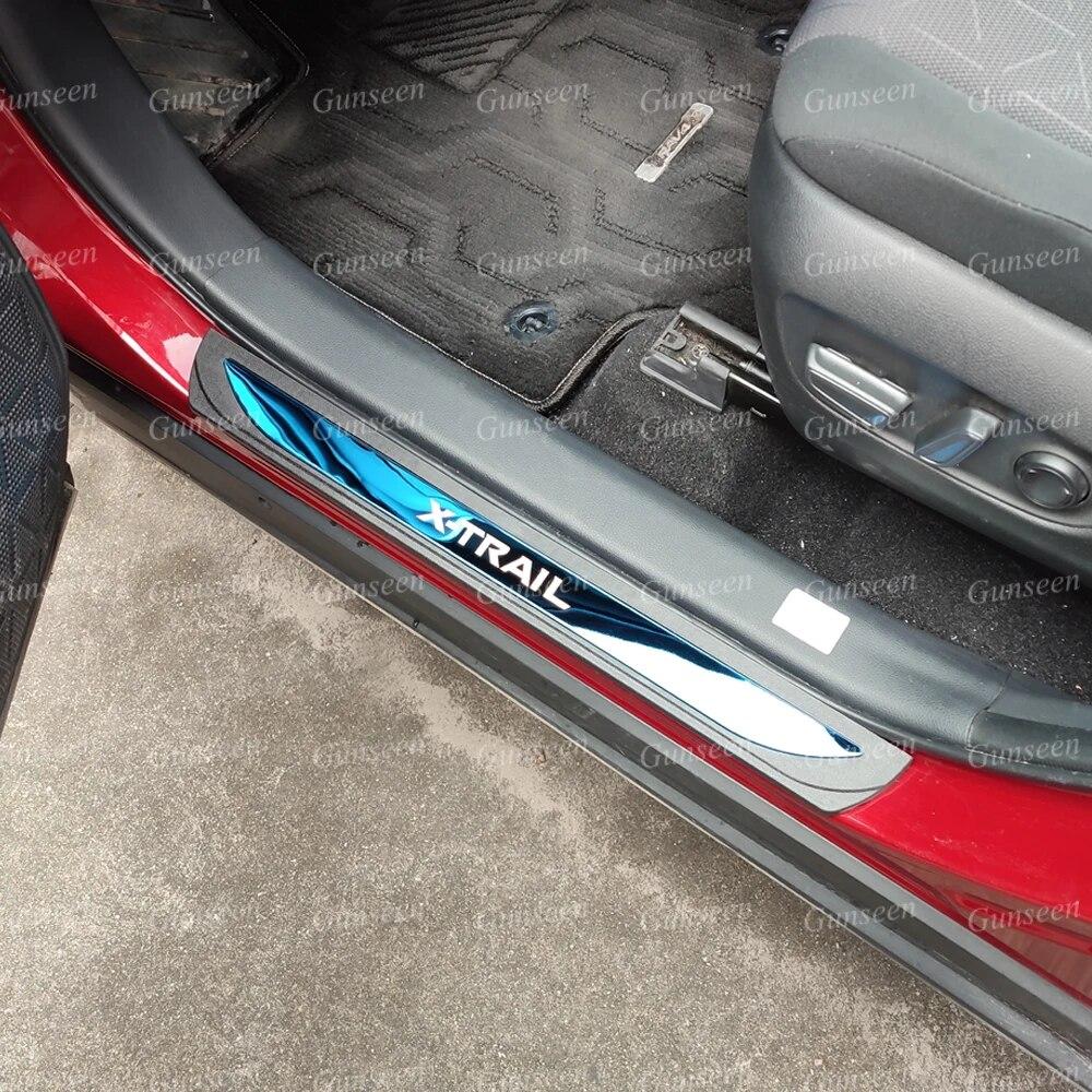 

Для X Trail T32 2022 автомобильные аксессуары, порог, накладка, протектор, порог, наклейка на педаль, чехол из нержавеющей стали, стильная отделка