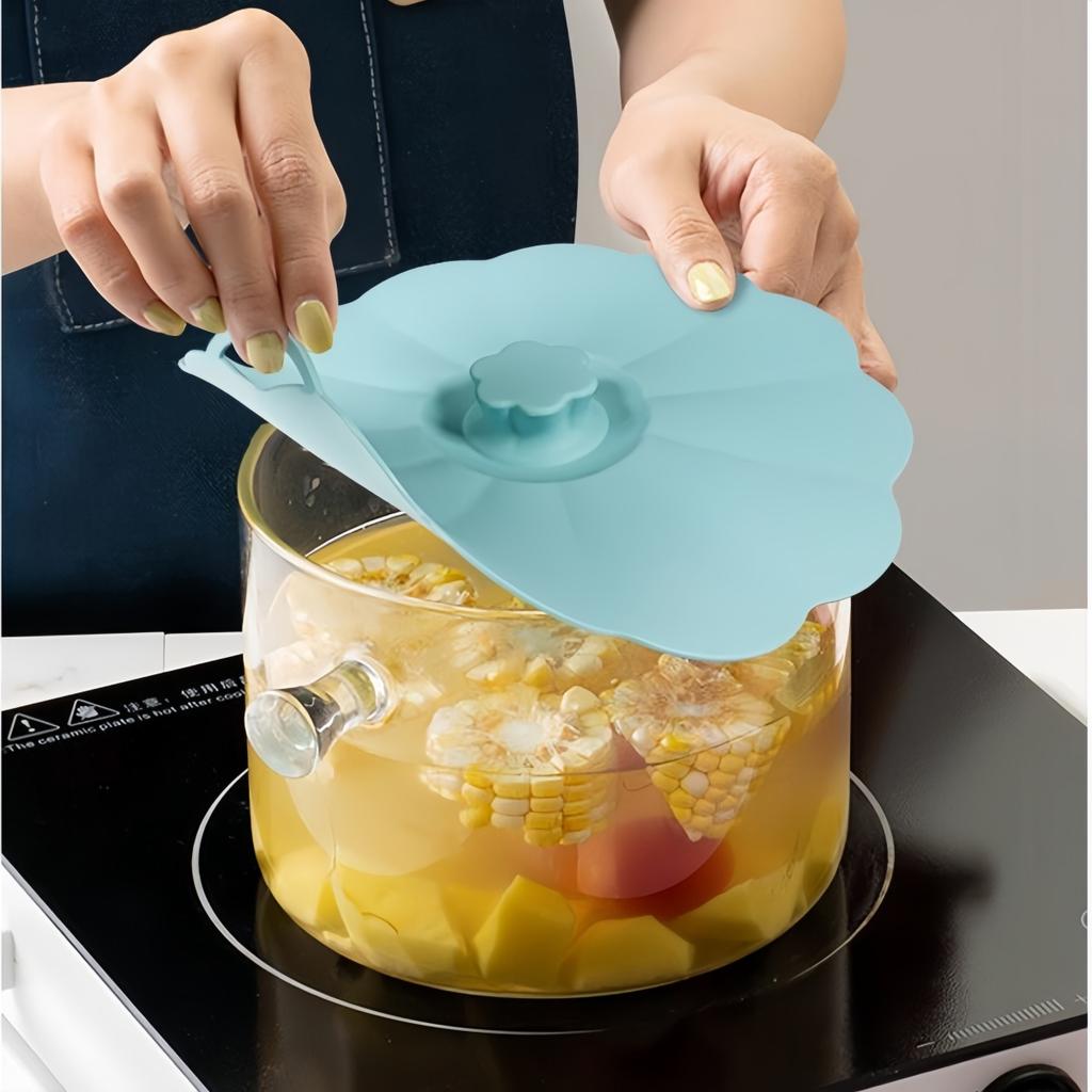 5 Sizes Silicone Lids Kitchen Specialty Tools Reusable Airtight Silicone Bowl Covers Microwave Safe Silicone Pot Covers