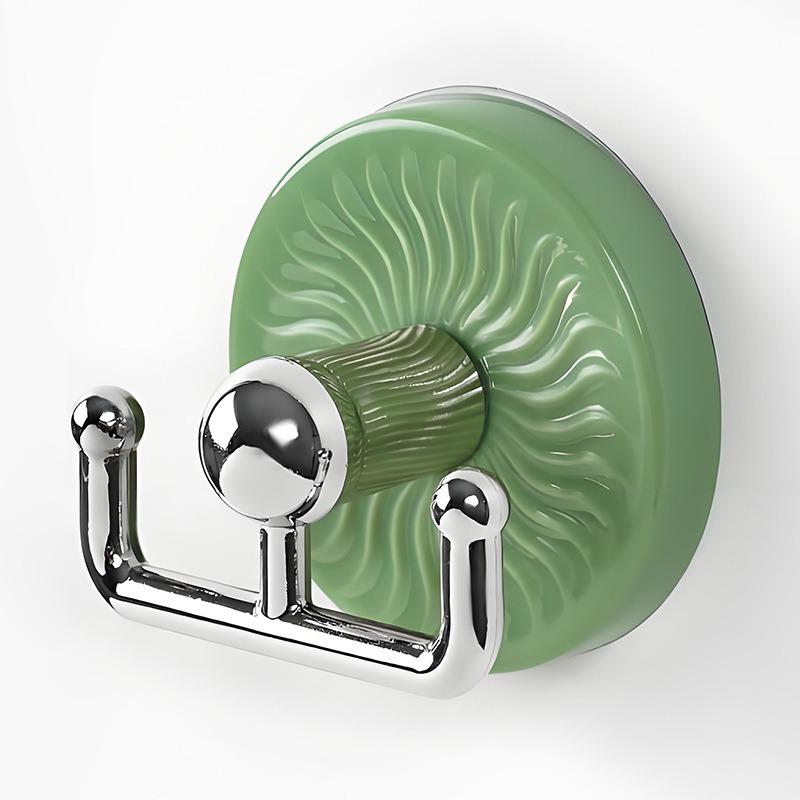 Rotatable Macaron Color Adhesive Hooks for Bathroom & Kitchen