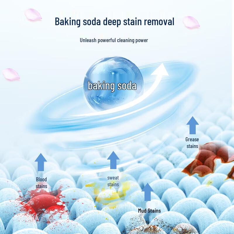 Huixun Baking Soda Rose Laundry Detergent