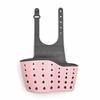 Home Storage Cestello di scarico Supporto per lavello da cucina Mensola per sapone e spugna regolabile Cestello di scarico appeso Borsa Accessori da cucina