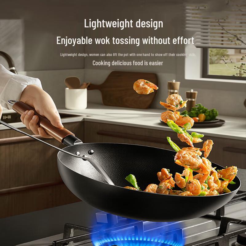 Kangbah Hammered Refined Iron Wok