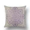 Purple Cartoon Modern Simple Linen Pillow Cover  Office Home Car Pillow Cover Premium Durable Quality