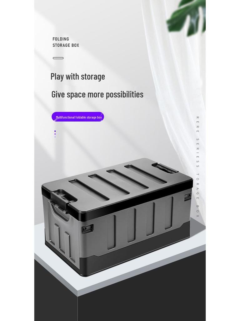 Foldable Car Trunk Organizer & Camping Storage Box