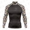 Mens Rash Guard Long Sleeve Quick Dry UV Protection Swim Shirt Surfing Snorkeling Water Sports