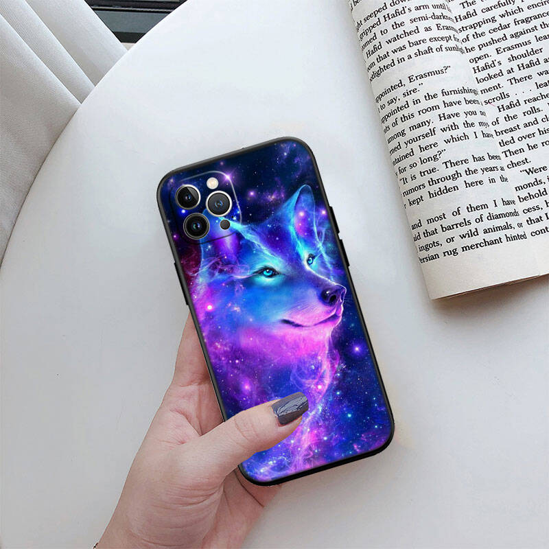 MH148 Animal Wolf Phone Shell Case for iPhone 7 8 11 12 13 14 15 16 17 16E XS Pro Max XR X SE Air