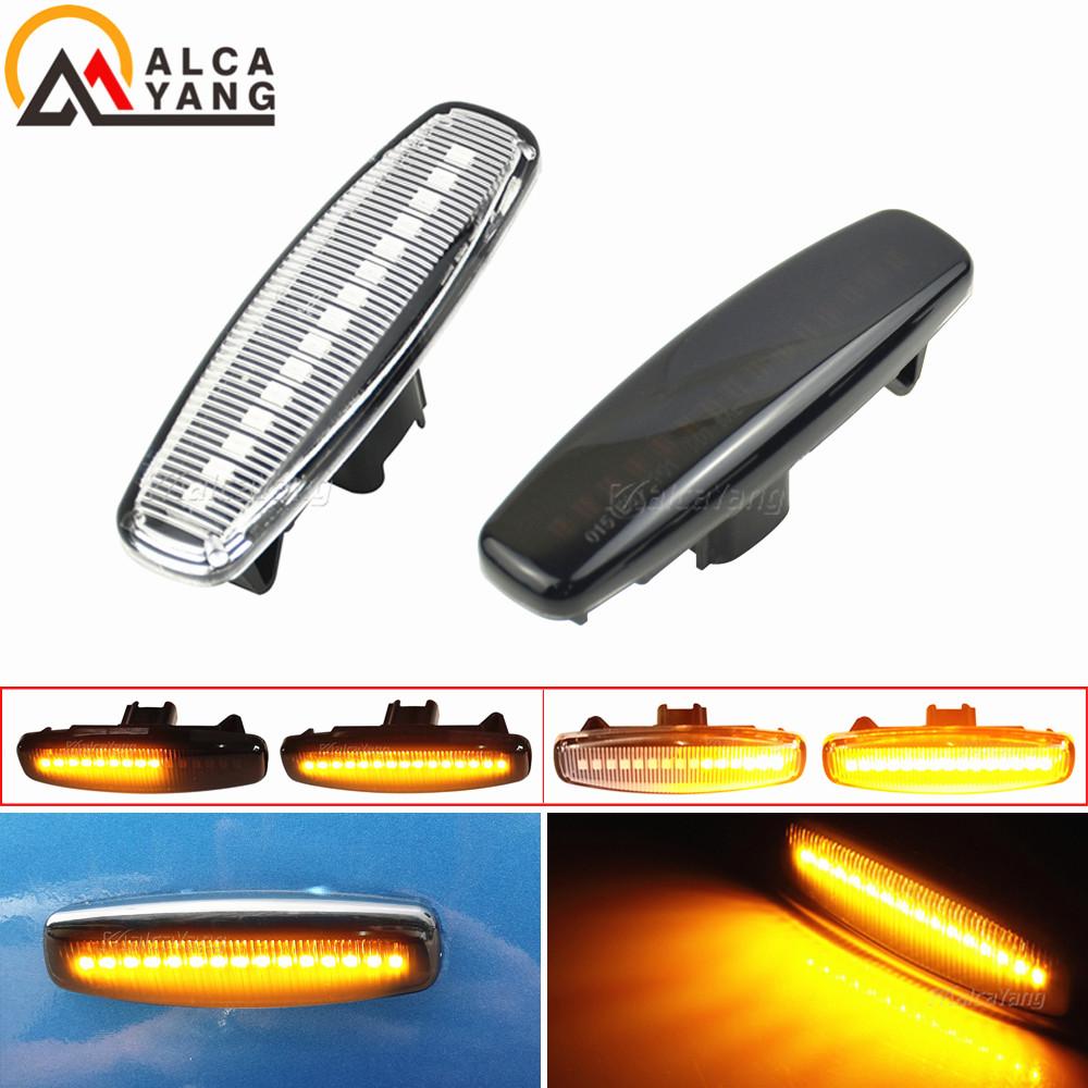 2x LED Side Marker Lights Repeater Lamp for Infiniti EX25 EX35 EX37 FX35 for Nissan Murano Skyline