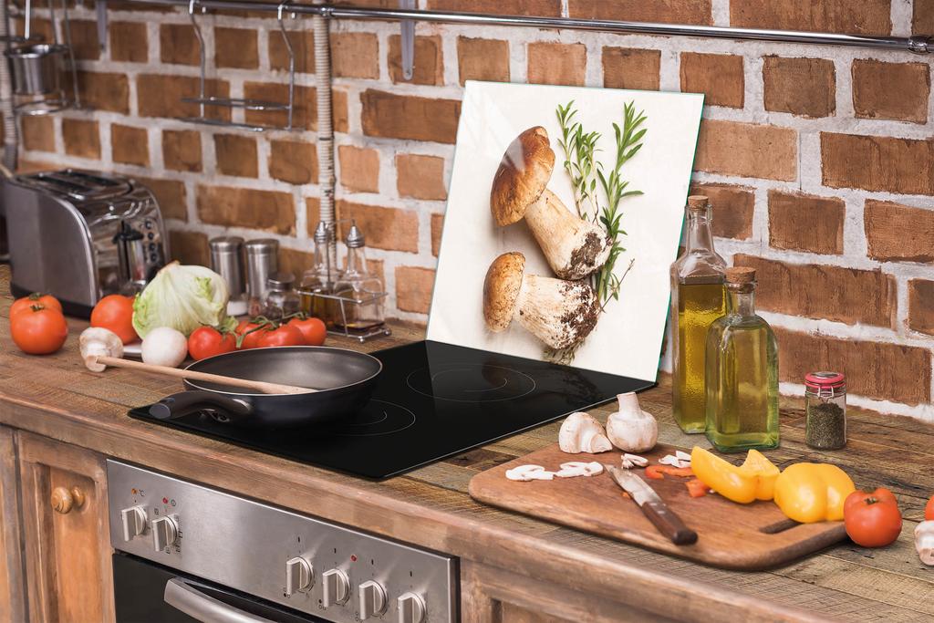 SZKLANA DESKA DO KROJENIA 52x40 GRZYBY