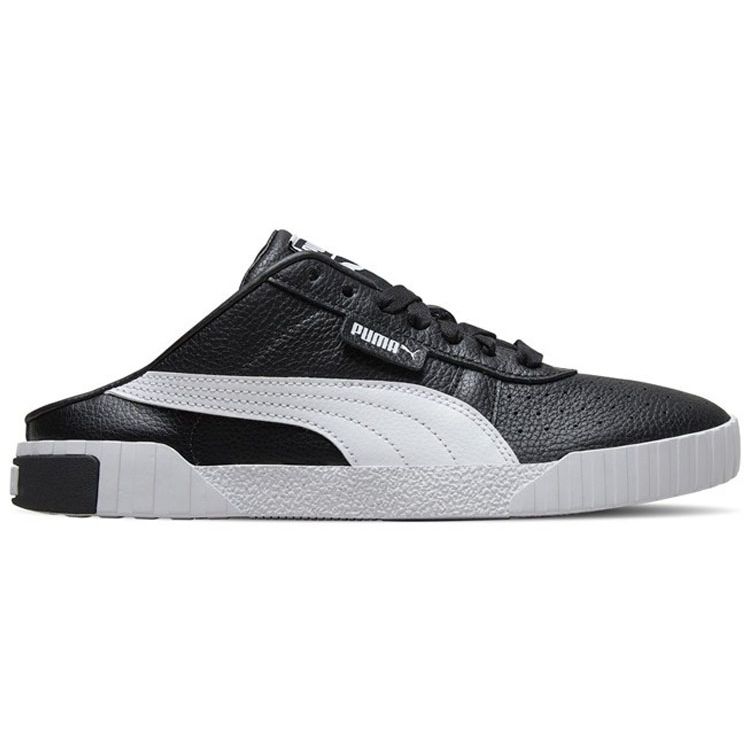Puma Cali Varsity Lo Slip-On Casual Low-Top Sneakers Women Sneakers Black White 370484-07