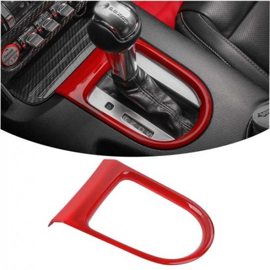 Center Gear Shift Panel Cover Transmission Control Decor for Ford Mustang 15+
