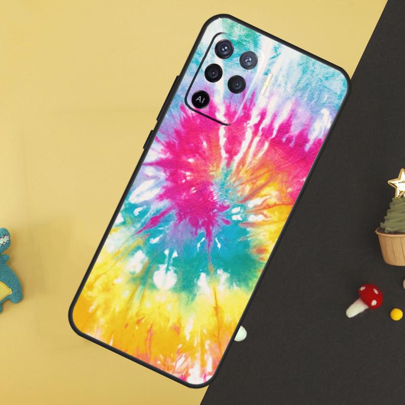 

Tie Dye Trippy Case For Oppo A80 A60 A40 A54 A74 A94 A18 A38 A58 A78 A98 A96 A76 A16 A15 A17 A57 A5 A6 Pro OPPO A54 4G