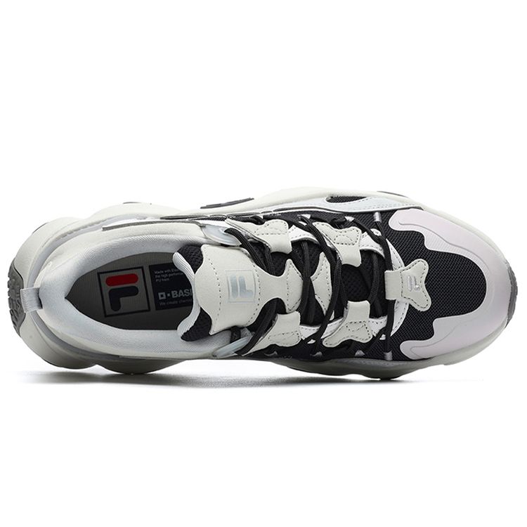 Fila Jagger 2 Mesh Synthetic Leather Sports Comfort Low Top Casual Shoes Women Sneakers Black Gray F12W211111FBV