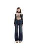 Korean High Waist Minimalist Loose Jeans - Versatile Autumn/Winter Style