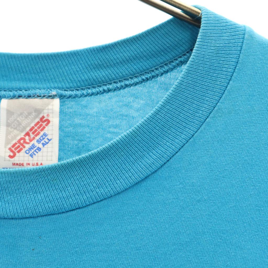 JERZEES 90s Made In USA Old Rabbit Short Sleeve Long Dress Rabbit Animal Women Used