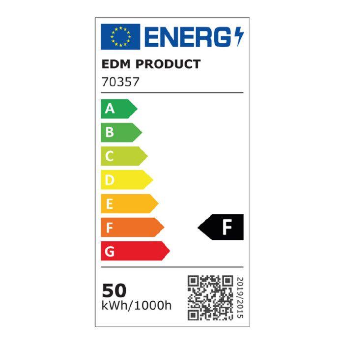 Projecteur Led EDM Avec Détecteur De Mouvement - 50W 4000 Lumens - 6400K- Noir