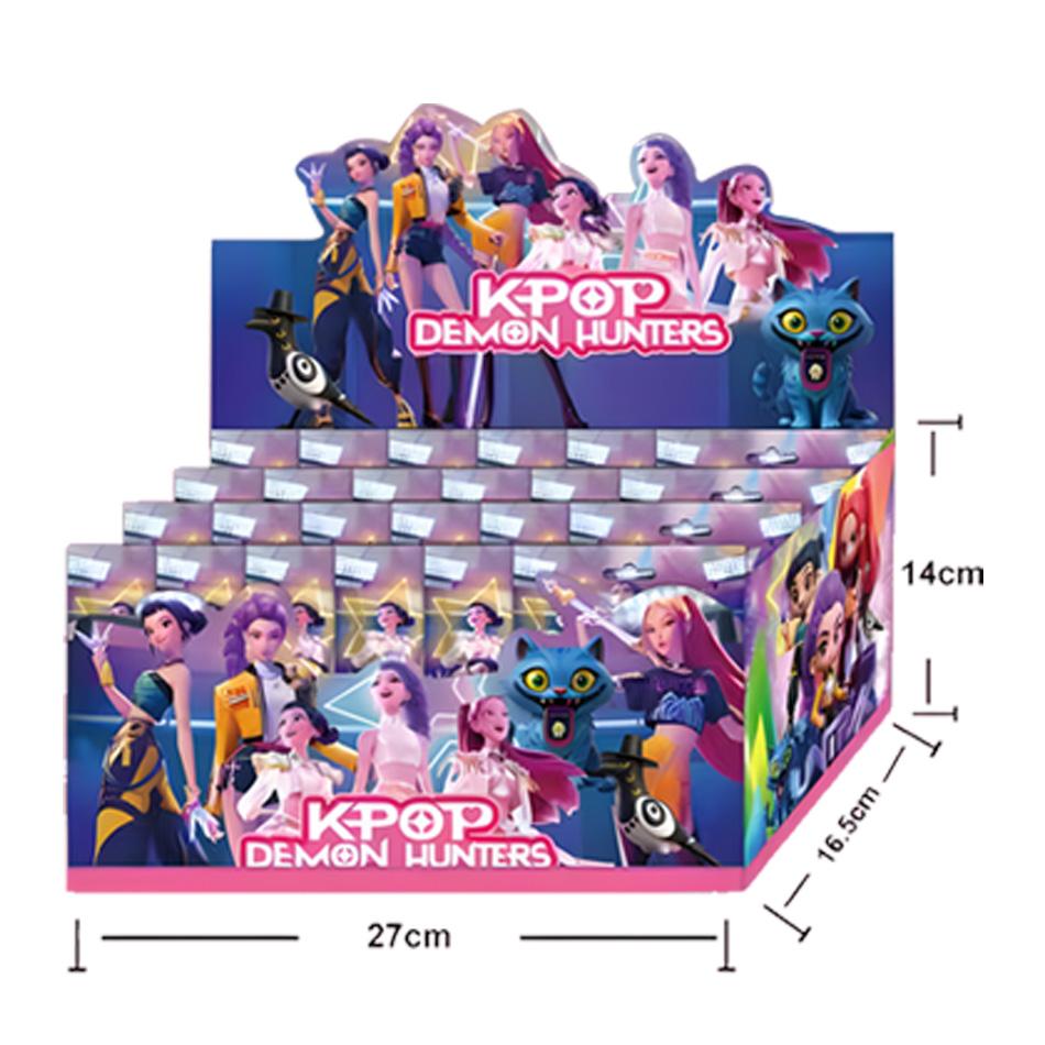 Dämonenjäger 1-12 Stück Blind Box Figur Spielzeug Derpys Tiger Rumi Mira Zoey Sussy Sammelfigur für Fans Geschenk