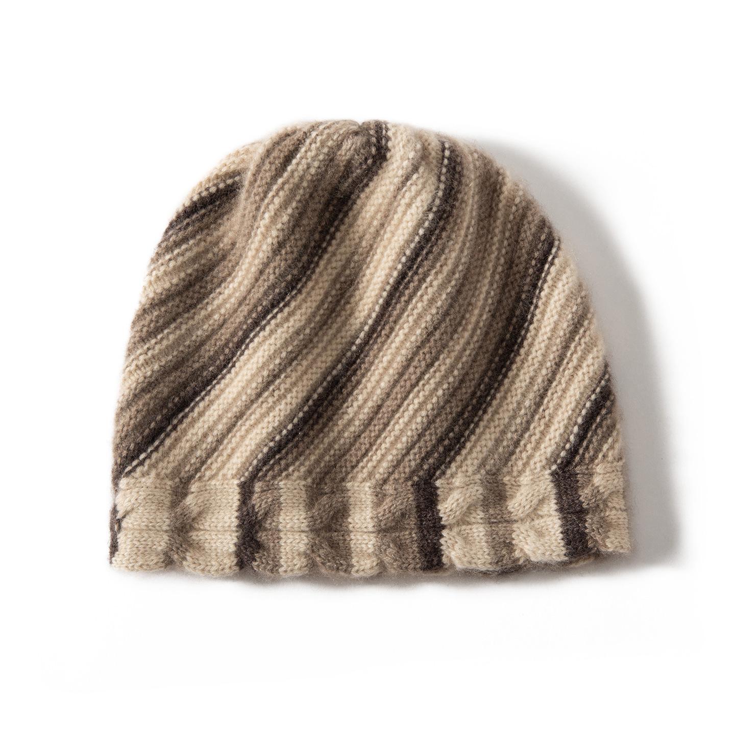 Trendy Women s 100% Pure Cashmere Knit Hat - Fashionable & Warm Essential One Size