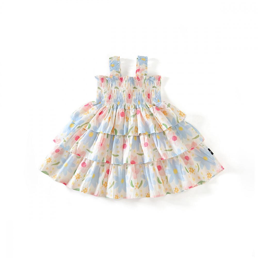 Girls Baby Summer Cake Dress New Children's Fashionable Thin Sleeveless Summer Princess Dress