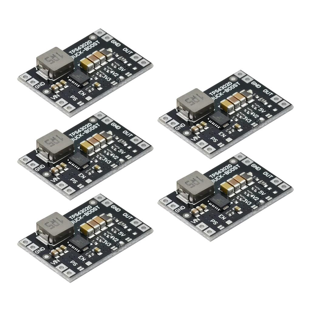 5pcs XL63020 3.3V 4.2V 5V Battery Auto Boost Step Up Down Module USB Auto Voltage Conversion Power Module