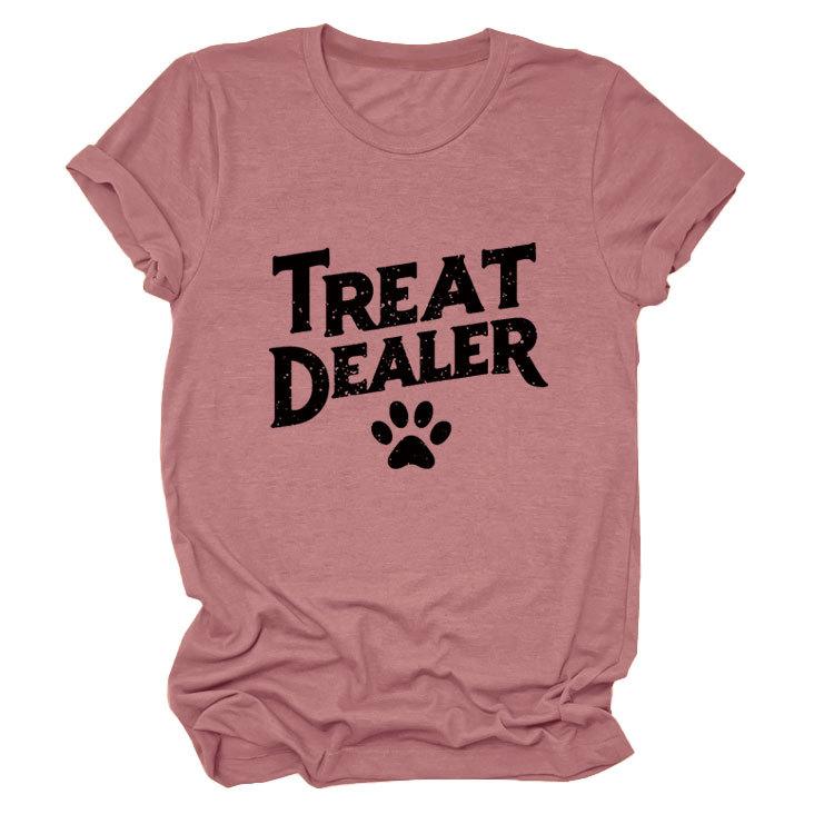 Temperament Casual Versatile Crew Neck Women's Short Sleeve T-Shirt