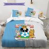 Coventry City Muster Bettwäsche Steppdecke Set Heimdekoration Geschenk (1 Bettbezug + 2 Kissenbezüge (ohne Füllung)).xwn