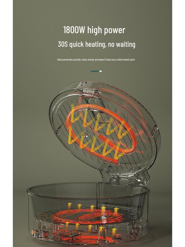 Deep Dish Electric Crepe Maker with Dual-Sided Heating - Large, Multifunctional Pan for Pancakes, Grilling, Baking, and Frying