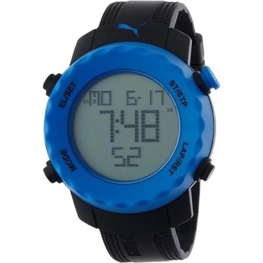 PUMA Unisex Urethane Band Digital Watch PU911031005 490238 Blue