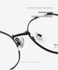 Fashionable Titanium Round Frame Eyeglasses with IP Plating
