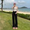 Trendy and Versatile Straight Jeans 2025 New Spring and Autumn Retro Loose Wide-leg Floor Pants