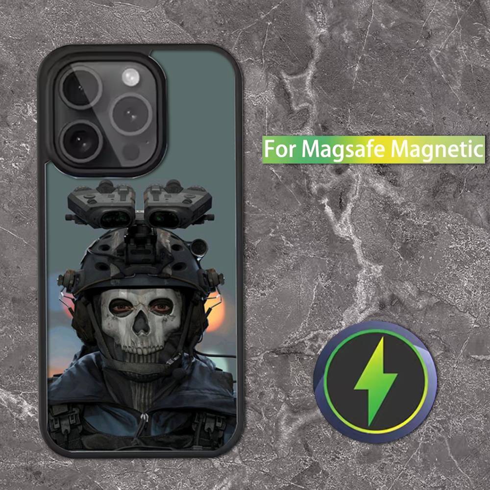 COD Call Of Duty G-Ghosts Phone Case For iPhone 16,15,14,13,12,11,Pro,Max,Plus,Mini,SE Magsafe Magnetic Wireless Charging iPhone16e