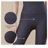 Shark Women's High Waist Gray Yoga Shorts - Spring/Summer Hip-Lifting Base Layer for Fitness
