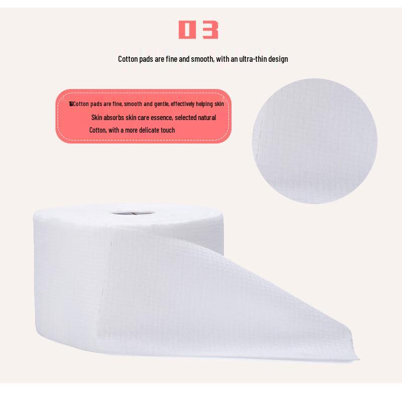 Serviette faciale jetable en coton MDNG