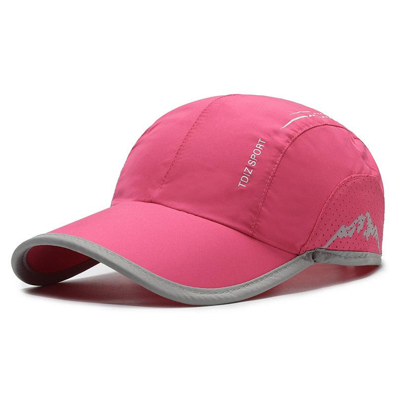 Tdiz Embroidery Letters Sport Baseball Caps Men Summer Outdoor Shade Breathable