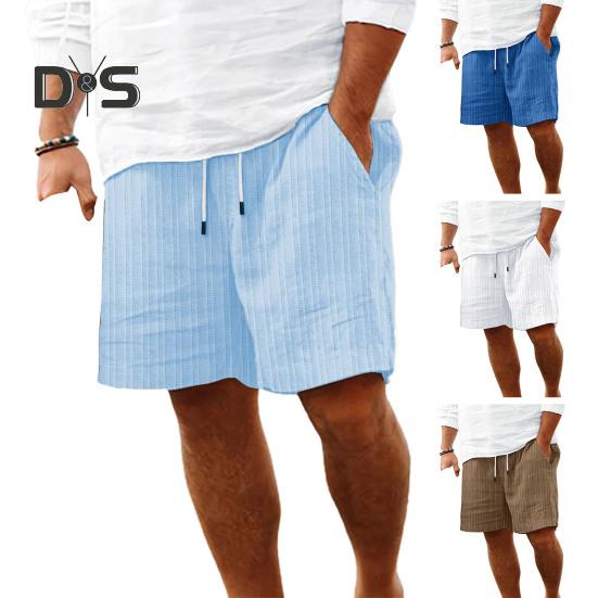 Pantaloni Uomo Estivi Leggeri In Tessuto Trasparente – Vita Bassa Elastica Con Coulisse, Tasche