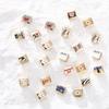 Cute Cats Heart Planet Whale Flowers Gold Color Italian Charm Links Fit 9mm Stainless Steel Bracelet Women Jewelry DIY Making