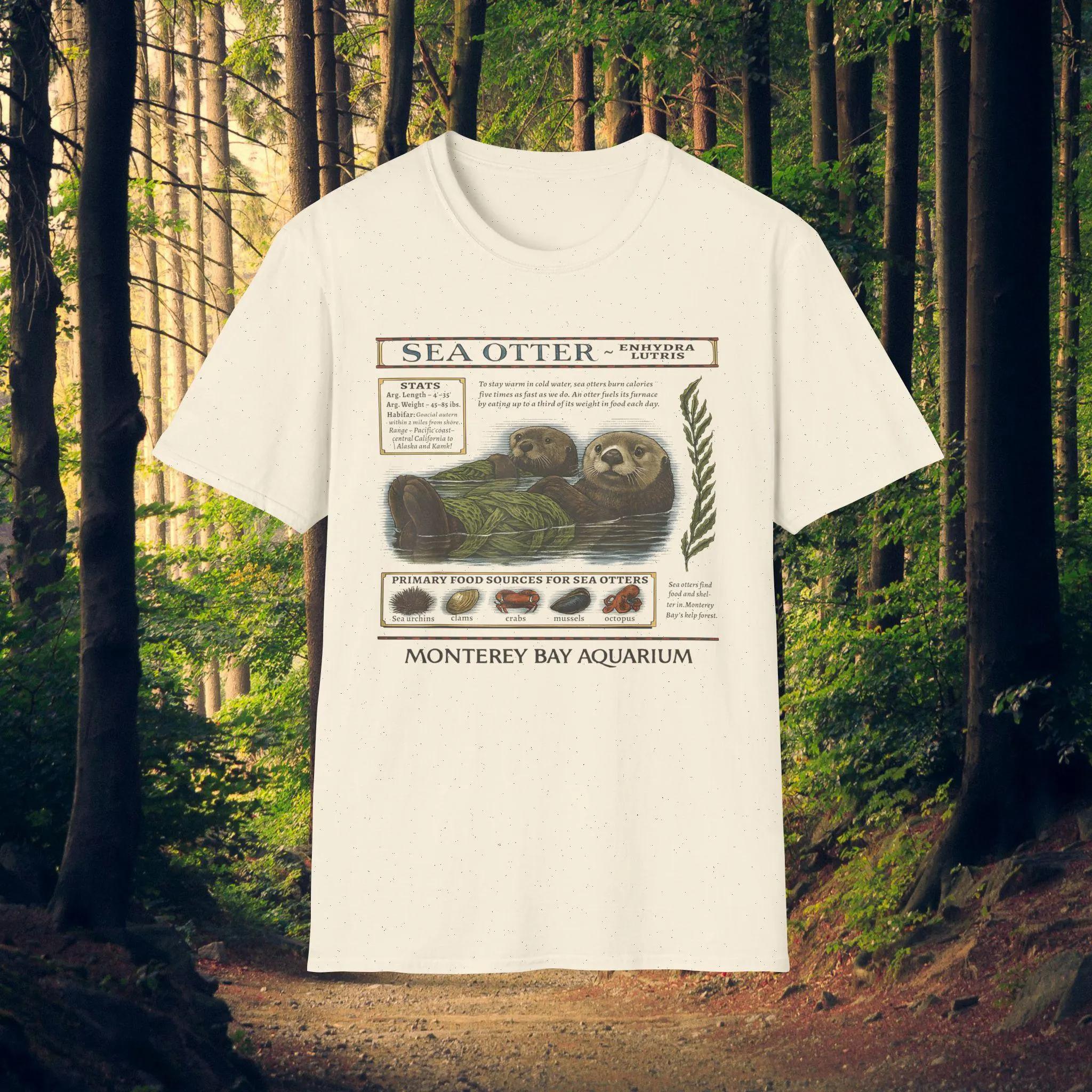 Monterey Bay Aquarium Tshirt Sea Otter Tshirt Swift California Music Video Tshirt for Unisex and Women with Short Sleeves S