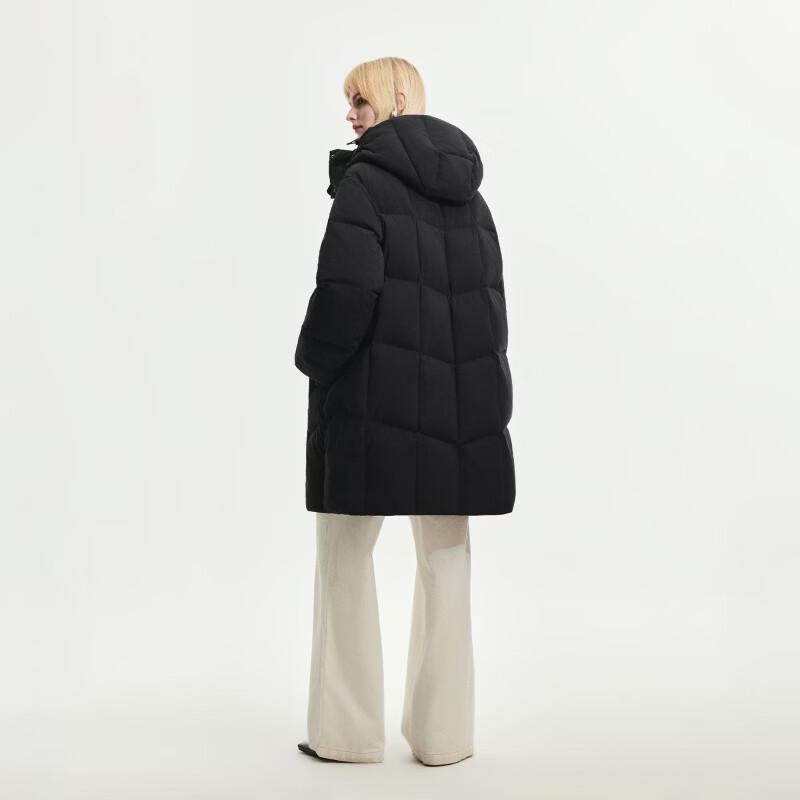 Only Women's Hooded Mid-Length Down Jacket