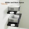 Wall Mounted Floating Shelf 22lbs Load-capacity Smooth Edge Burr Free Easy Installation Bathroom Storage Holder Floating Shelf